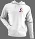 Williams Stealie Premium Unisex Hoodie — Design: Williams College — White/Grey