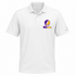 Williams Stealie Premium Unisex Polo — Design: Williams College — White