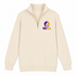 Williams Stealie Premium Unisex Quarter-Zip — Design: Williams College — Sand