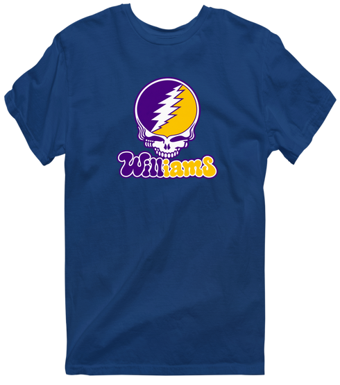 Williams Stealie Premium Unisex T-Shirt — Design: Williams College — Navy