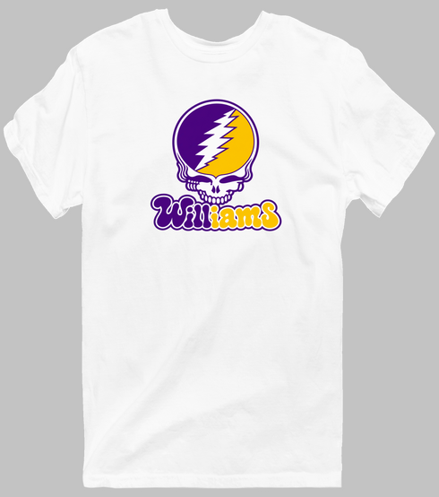 Williams Stealie Premium Unisex T-Shirt — Design: Williams College — White