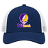 Williams Stealie Premium Unisex Trucker Cap — Design: Williams College — Navy/White