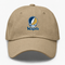 Wingate Stealie Premium Unisex Dad Hat — Design: Wingate University — Khaki