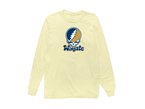 Wingate Stealie Premium Unisex Long-Sleeve — Design: Wingate University — Butter