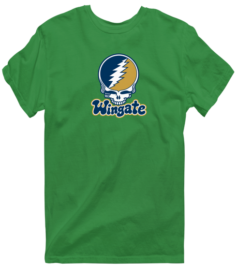 Wingate Stealie Premium Unisex T-Shirt — Design: Wingate University — Irish Green