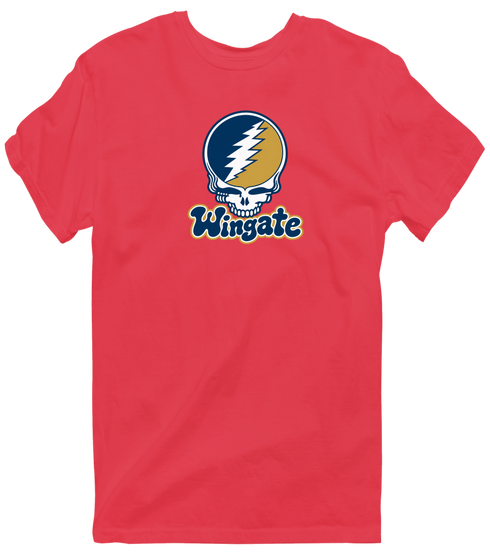 Wingate Stealie Premium Unisex T-Shirt — Design: Wingate University — Heather Red