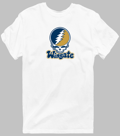 Wingate Stealie Premium Unisex T-Shirt — Design: Wingate University — White