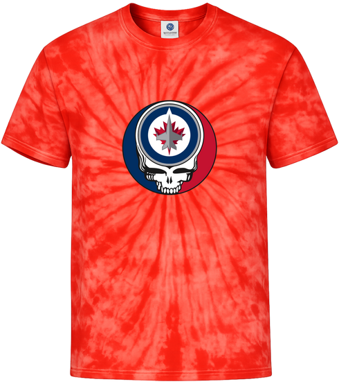 Winnipeg Jets Stealie Tie-Dye T-Shirt