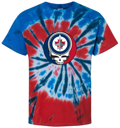 Winnipeg Jets Stealie Tie-Dye T-Shirt