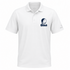 Stout Stealie Premium Unisex Polo — Design: Wisconsin-Stout University of — White