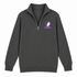 Whitewater Stealie Premium Unisex Quarter-Zip — Design: Wisconsin-Whitewater University of — Charcoal