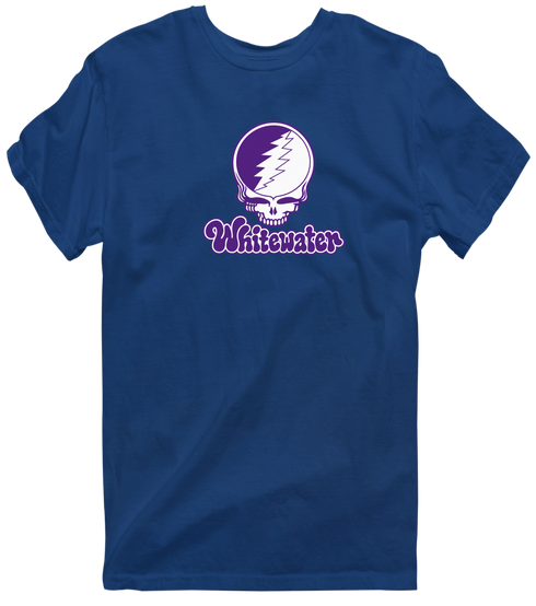 Whitewater Stealie Premium Unisex T-Shirt — Design: Wisconsin-Whitewater University of — Navy