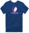 Whitewater Stealie Premium Unisex T-Shirt — Design: Wisconsin-Whitewater University of — Navy