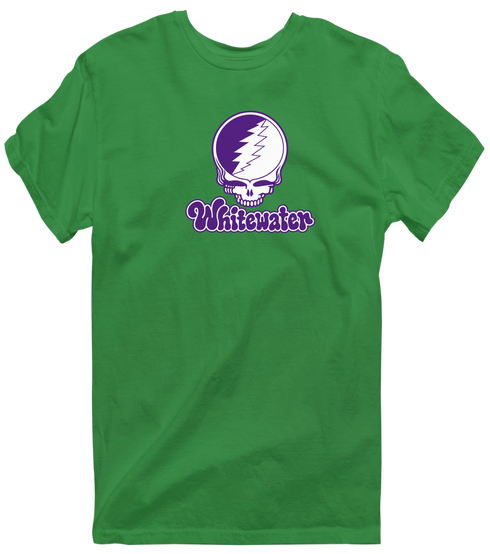 Whitewater Stealie Premium Unisex T-Shirt — Design: Wisconsin-Whitewater University of — Irish Green