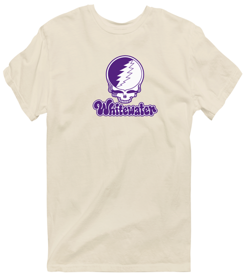 Whitewater Stealie Premium Unisex T-Shirt — Design: Wisconsin-Whitewater University of — Sand