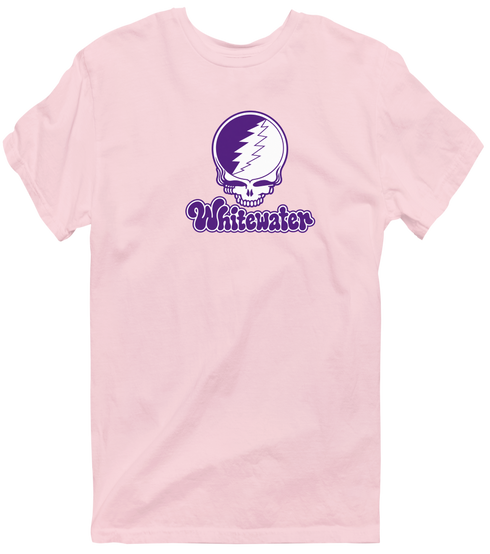 Whitewater Stealie Premium Unisex T-Shirt — Design: Wisconsin-Whitewater University of — Light Pink