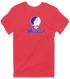 Whitewater Stealie Premium Unisex T-Shirt — Design: Wisconsin-Whitewater University of — Heather Red