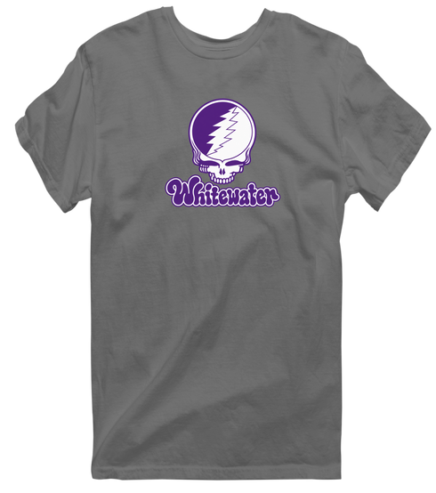 Whitewater Stealie Premium Unisex T-Shirt — Design: Wisconsin-Whitewater University of — Charcoal