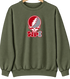 Worcester Poly Stealie Premium Unisex Crewneck — Design: Worcester Polytechnic Institute — Military Green
