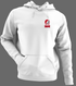 Worcester Poly Stealie Premium Unisex Hoodie — White/Grey