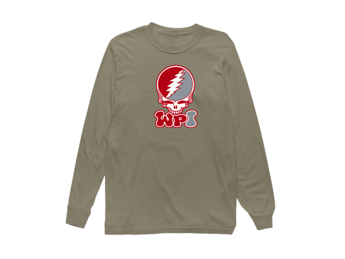 Worcester Poly Stealie Premium Unisex Long-Sleeve — Design: Worcester Polytechnic Institute — Sandstone