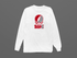 Worcester Poly Stealie Premium Unisex Long-Sleeve — Design: Worcester Polytechnic Institute — White
