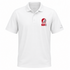 Worcester Poly Stealie Premium Unisex Polo — Design: Worcester Polytechnic Institute — White