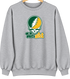 Wright State Stealie Premium Unisex Crewneck — Design: Wright State University — Sport Grey