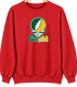 Wright State Stealie Premium Unisex Crewneck — Design: Wright State University — Red