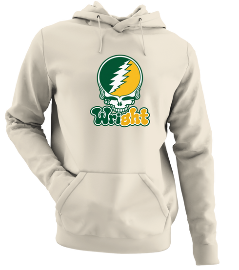 Wright State Stealie Premium Unisex Hoodie — Design: Wright State University — Sand