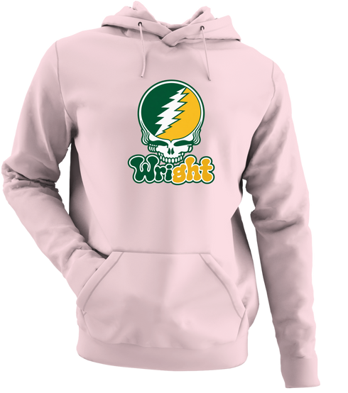 Wright State Stealie Premium Unisex Hoodie — Design: Wright State University — Light Pink