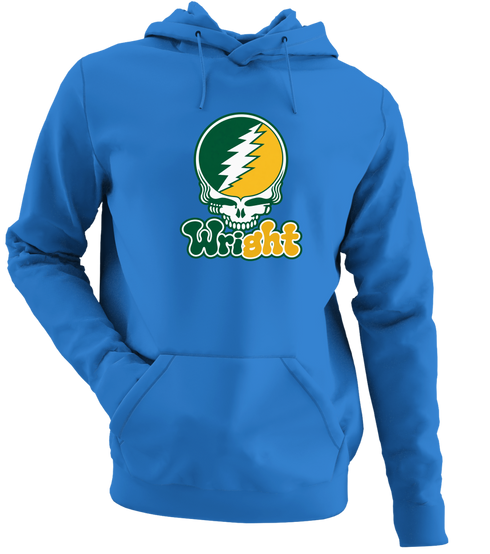 Wright State Stealie Premium Unisex Hoodie — Design: Wright State University — Heather Royal