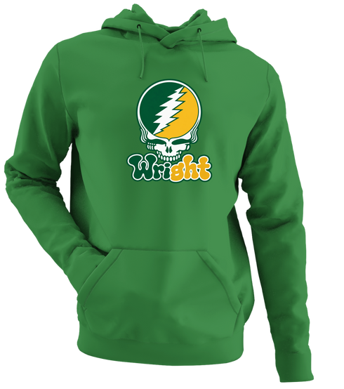 Wright State Stealie Premium Unisex Hoodie — Design: Wright State University — Irish Green