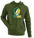Wright State Stealie Premium Unisex Hoodie — Design: Wright State University — Military Green
