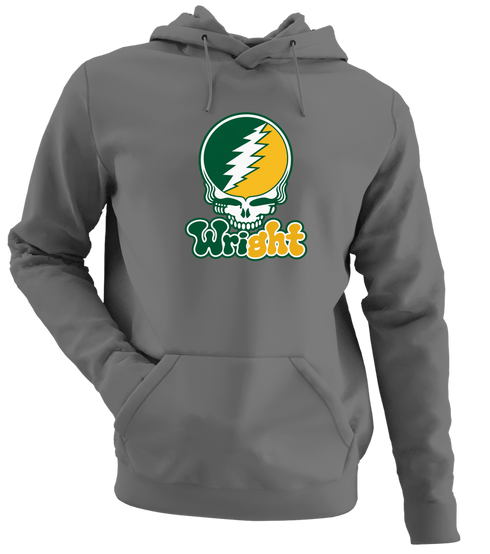 Wright State Stealie Premium Unisex Hoodie — Design: Wright State University — Charcoal