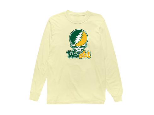 Wright State Stealie Premium Unisex Long-Sleeve — Design: Wright State University — Butter