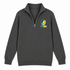 Wright State Stealie Premium Unisex Quarter-Zip — Design: Wright State University — Charcoal