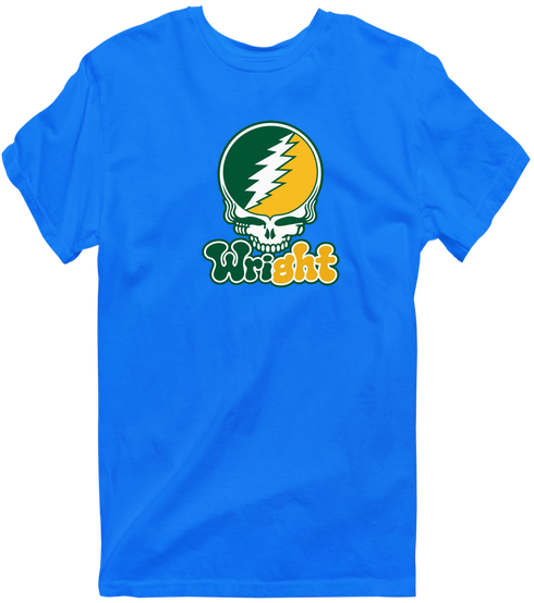Wright State Stealie Premium Unisex T-Shirt — Design: Wright State University — Royal