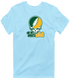 Wright State Stealie Premium Unisex T-Shirt — Design: Wright State University — Light Blue