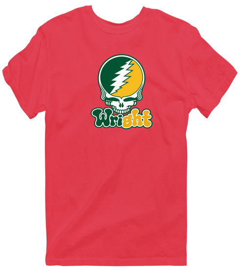 Wright State Stealie Premium Unisex T-Shirt — Design: Wright State University — Heather Red