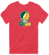 Wright State Stealie Premium Unisex T-Shirt — Design: Wright State University — Heather Red