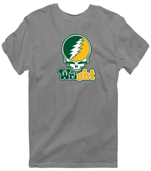 Wright State Stealie Premium Unisex T-Shirt — Design: Wright State University — Dark Heather