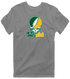 Wright State Stealie Premium Unisex T-Shirt — Design: Wright State University — Dark Heather