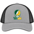 Wright State Stealie Premium Unisex Trucker Cap — Design: Wright State University — Heather Grey/Black