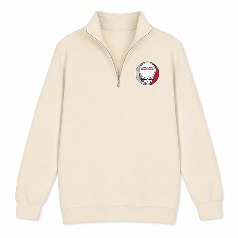 Swarthmore - Premium Grateful Dead Quarter-Zip Pullover - Sand - 2