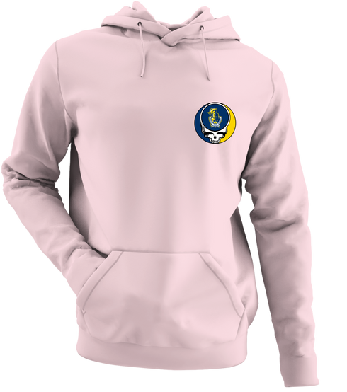 Newumann - Premium Grateful Dead Left Chest Hoodie - Light Pink - 4