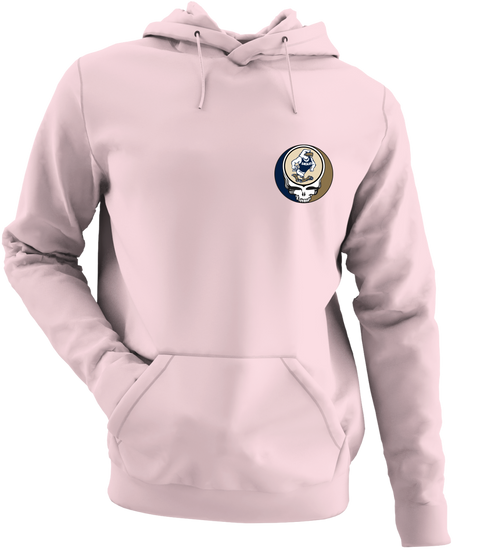 Georgia Southern University - Premium Grateful Dead Left Chest Hoodie - Light Pink - 4