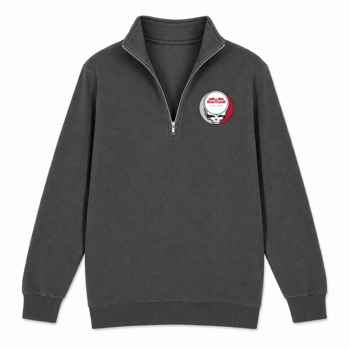 Swarthmore - Premium Grateful Dead Quarter-Zip Pullover - Charcoal - 6