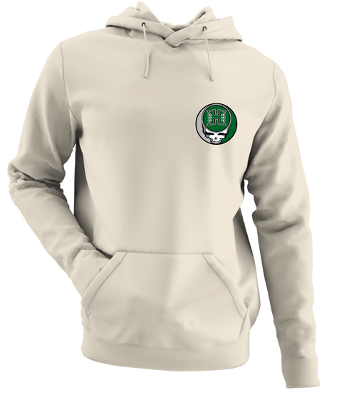 University of Hawaii - Premium Grateful Dead Left Chest Hoodie - Sand
