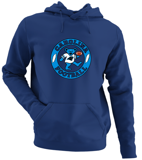 Carolina Football Dancing Bear - Premium Grateful Dead Hoodie - Navy